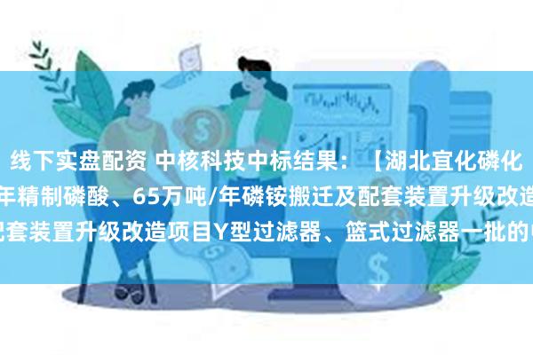 线下实盘配资 中核科技中标结果：【湖北宜化磷化工有限公司】20万吨/年精制磷酸、65万吨/年磷铵搬迁及配套装置升级改造项目Y型过滤器、篮式过滤器一批的中标结果公告