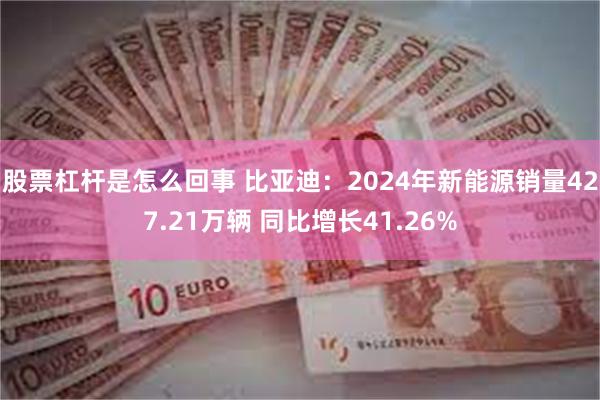 股票杠杆是怎么回事 比亚迪：2024年新能源销量427.21万辆 同比增长41.26%