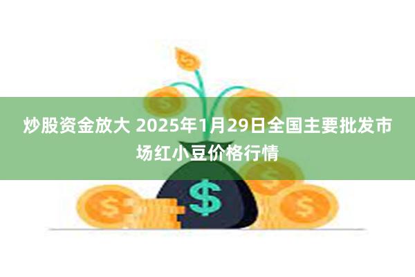 炒股资金放大 2025年1月29日全国主要批发市场红小豆价格行情